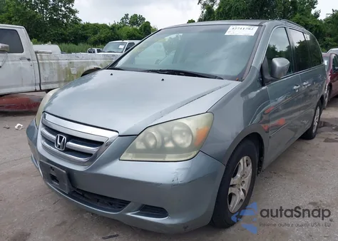 2007 Honda Odyssey Ex from USA, damaged, VIN 5FNRL38467B054227